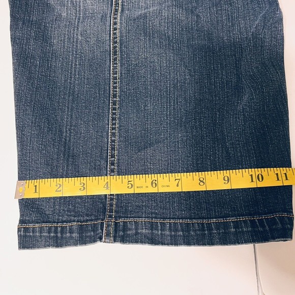 Venezia women's denim cotton pockets decorative seams Bermuda shorts 18/16 pics - Picture 8 of 16